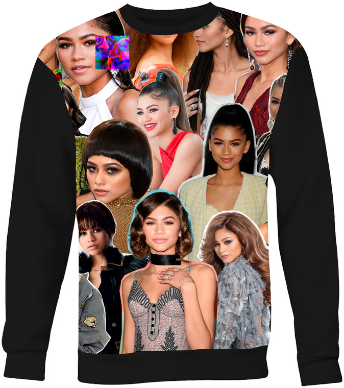 Zendaya Photo Collage Sweater Sweatshirt   