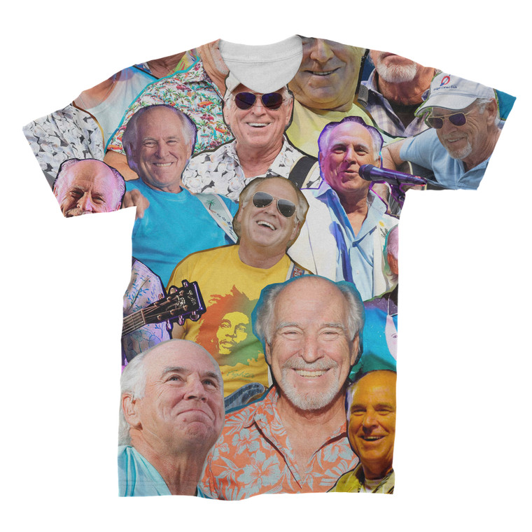 Jimmy Buffet Photo Collage T-shirt 