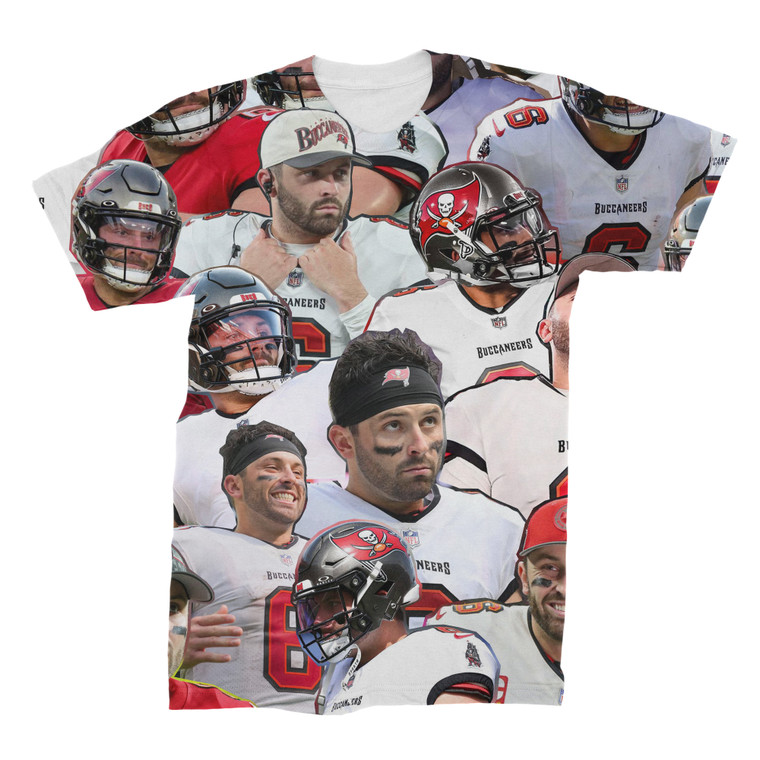 Baker Mayfield Photo Collage T-shirt