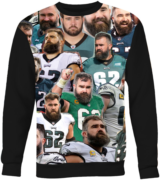 Jason Kelce Photo Collage Sweater Sweatshirt    