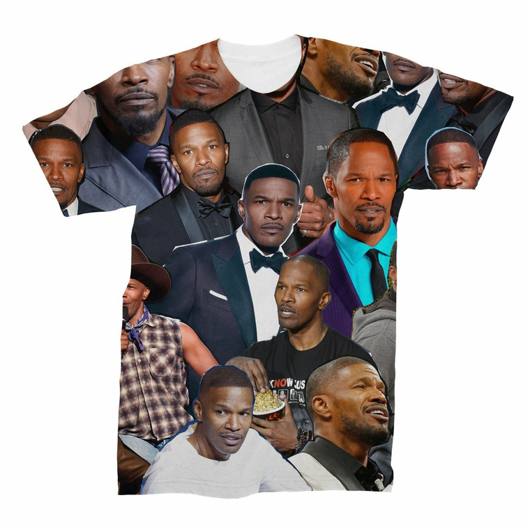 Jamie Foxx Photo Collage T-Shirt