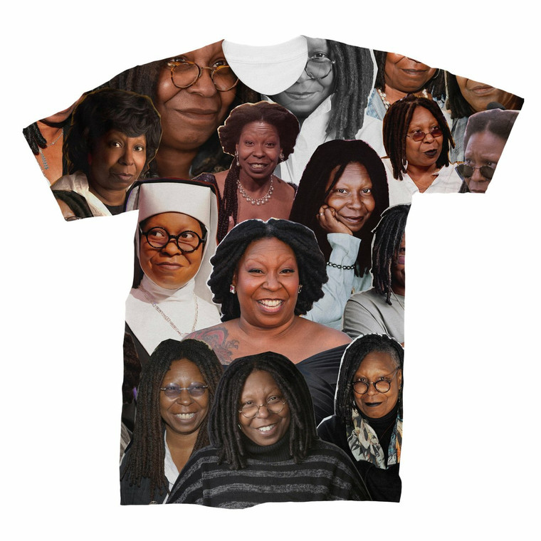 Whoopi Goldberg Photo Collage T-Shirt