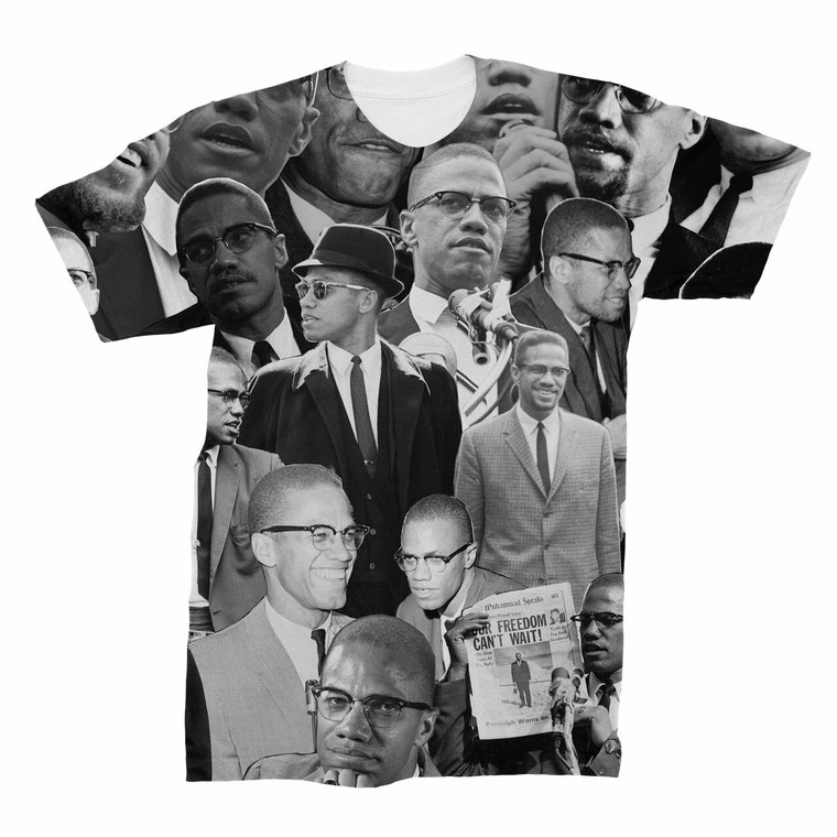 Malcolm X Photo Collage Shirt