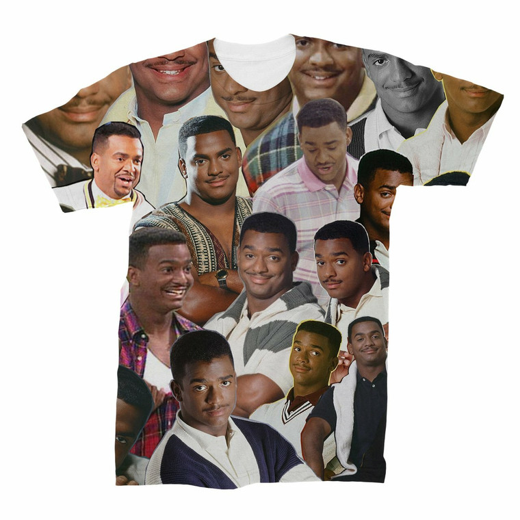 Carlton Banks (Fresh Prince of Bel-Air) Photo Collage T-Shirt