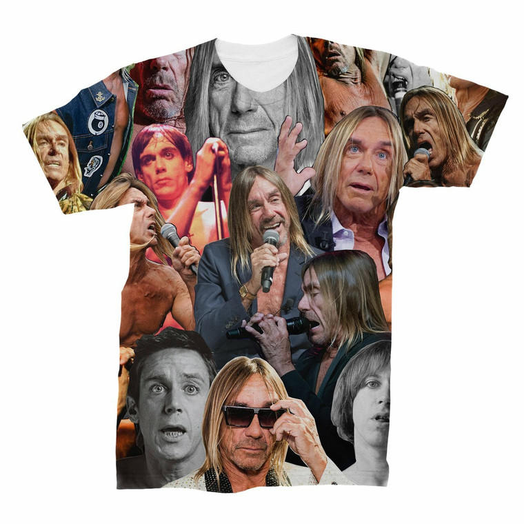 Iggy Pop Photo Collage T-Shirt