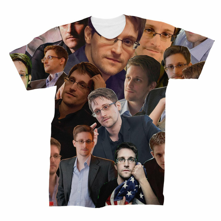 Edward Snowden Collage T-Shirt