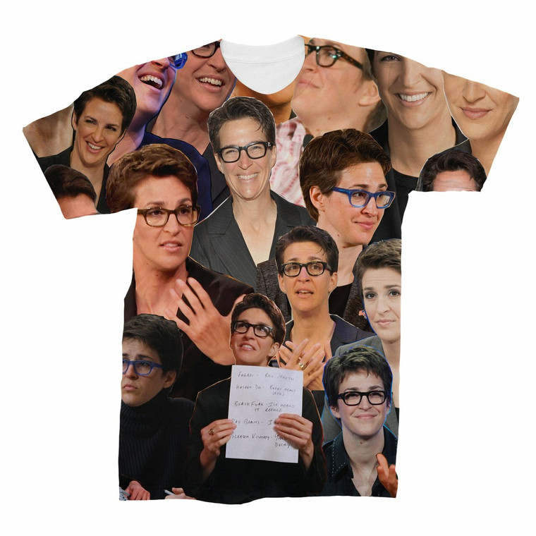 Rachel Maddow Photo Collage T-Shirt