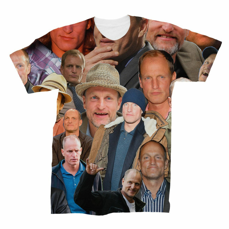 Woody Harrelson Photo Collage T-Shirt