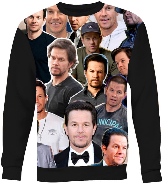 Mark Wahlberg Collage Sweater Sweatshirt