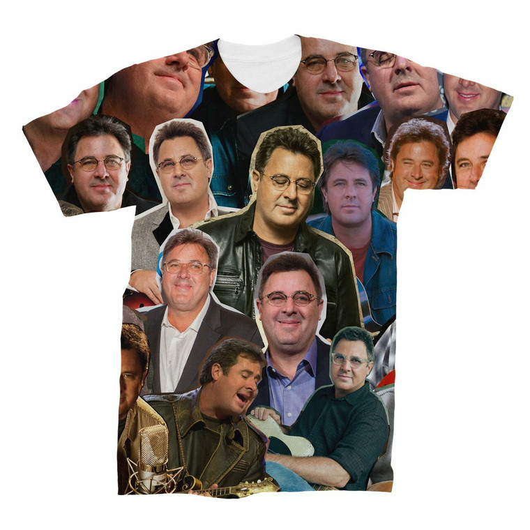 Vince Gill Photo Collage T-Shirt