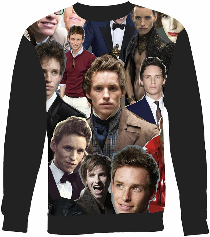 Eddie Redmayne Collage Sweater Sweatshirt