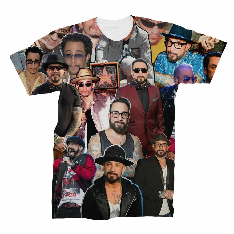 AJ Mclean Backstreet Boys Photo Collage T-Shirt