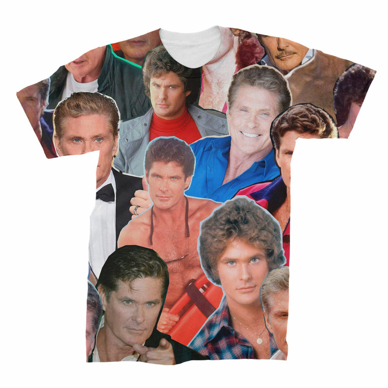 David Hasselhoff Photo Collage T-Shirt