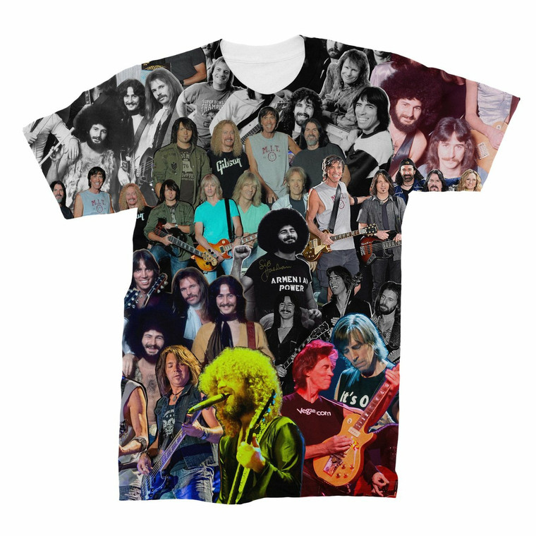 Boston Band Photo Collage T-Shirt