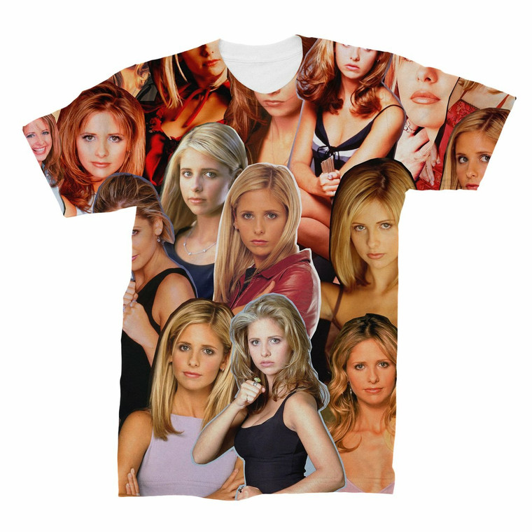 Buffy Summers (Buffy The Vampire Slayer) Photo Collage T-Shirt