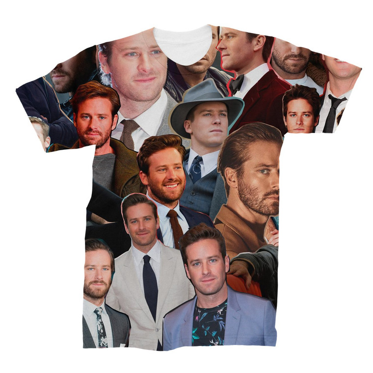 Armie Hammer Photo Collage T-Shirt