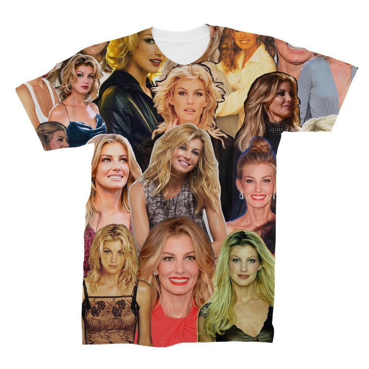 Faith Hill Photo Collage T-Shirt