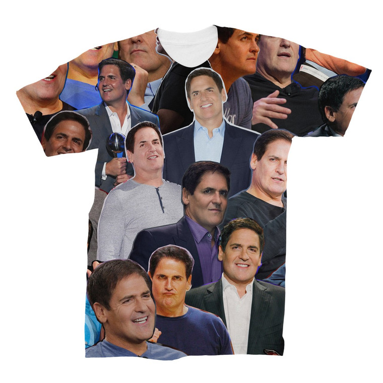 Mark Cuban Photo Collage T-Shirt