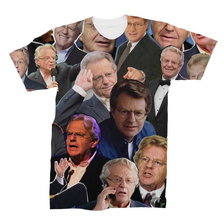 Jerry Springer Photo Collage T-Shirt