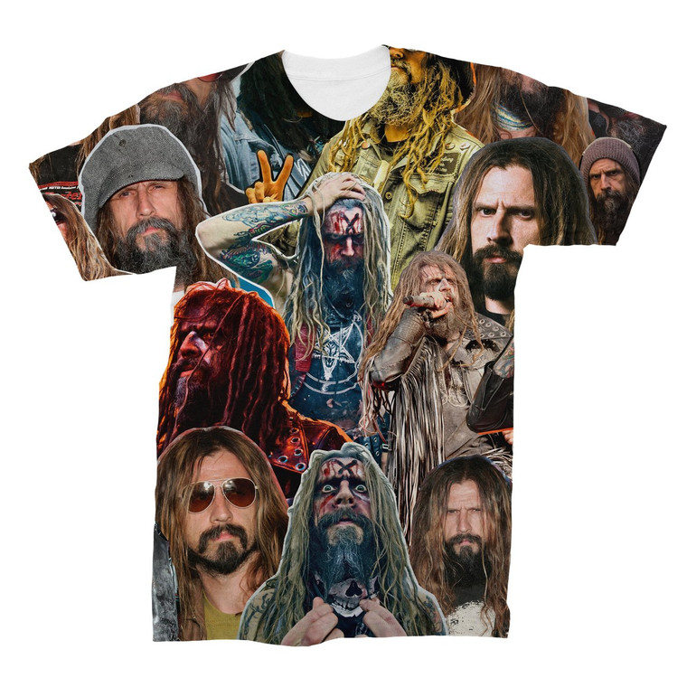 Rob Zombie Photo Collage T-Shirt