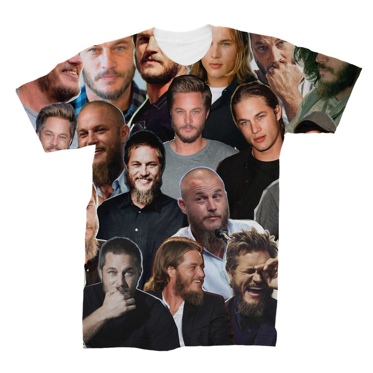 Travis Fimmel Photo Collage T-Shirt