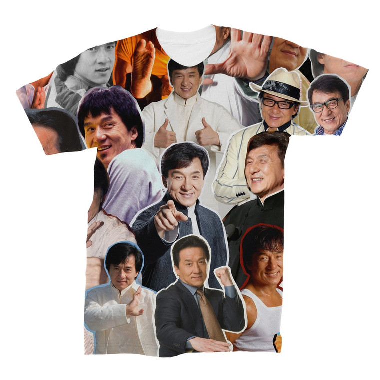 Jackie Chan Photo Collage T-Shirt