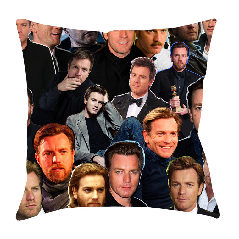 Ewan McGregor Photo Collage Pillowcase