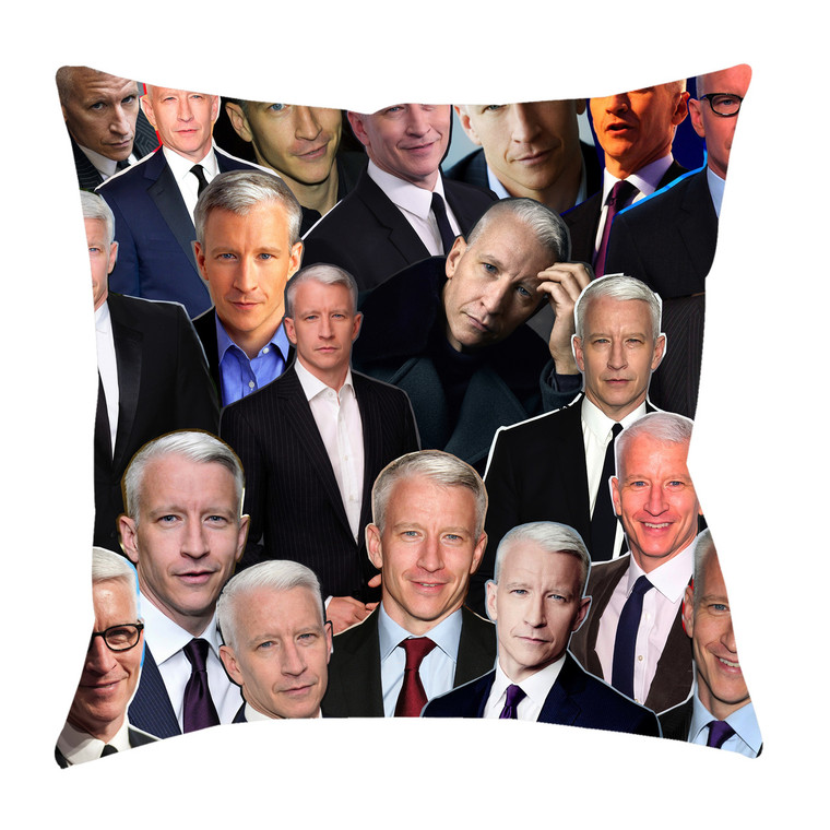 Anderson Cooper Photo Collage Pillowcase