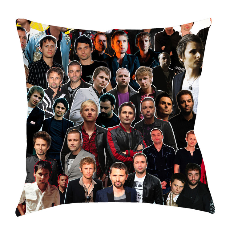 Muse Photo Collage Pillowcase