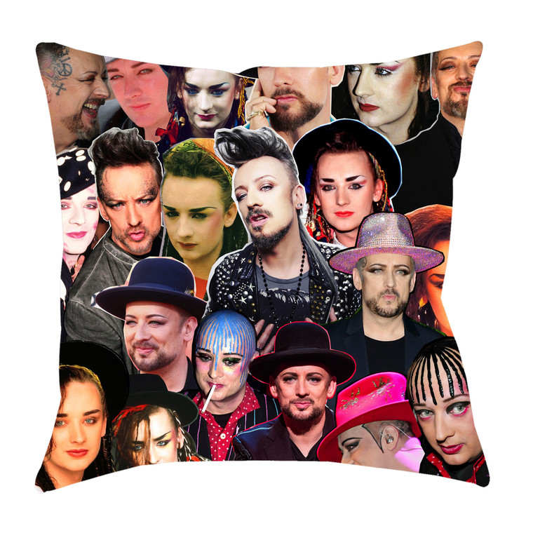 Boy George Photo Collage Pillowcase