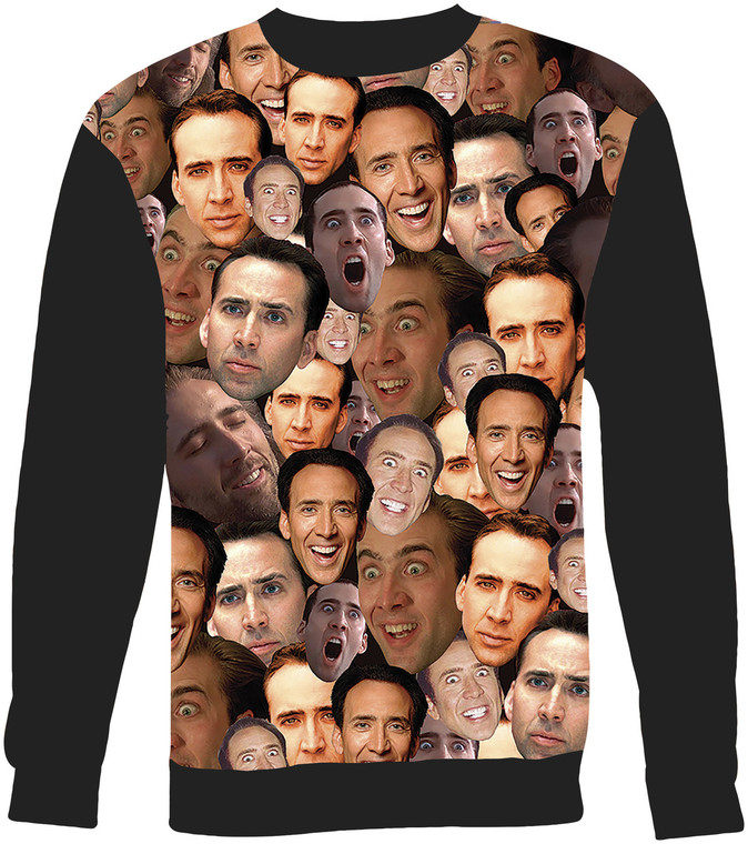 Nicolas Cage sweatshirt