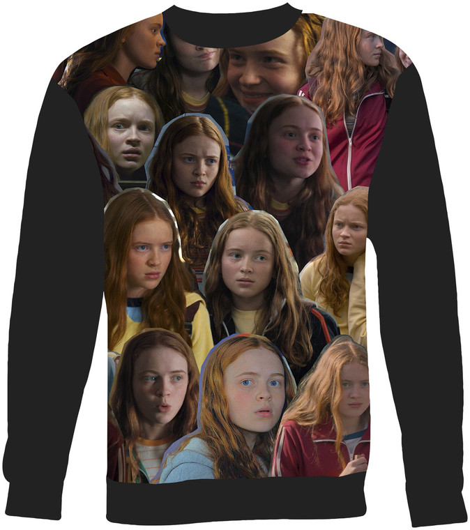 Max Strangers Things Collage Sweater Sweatshirt