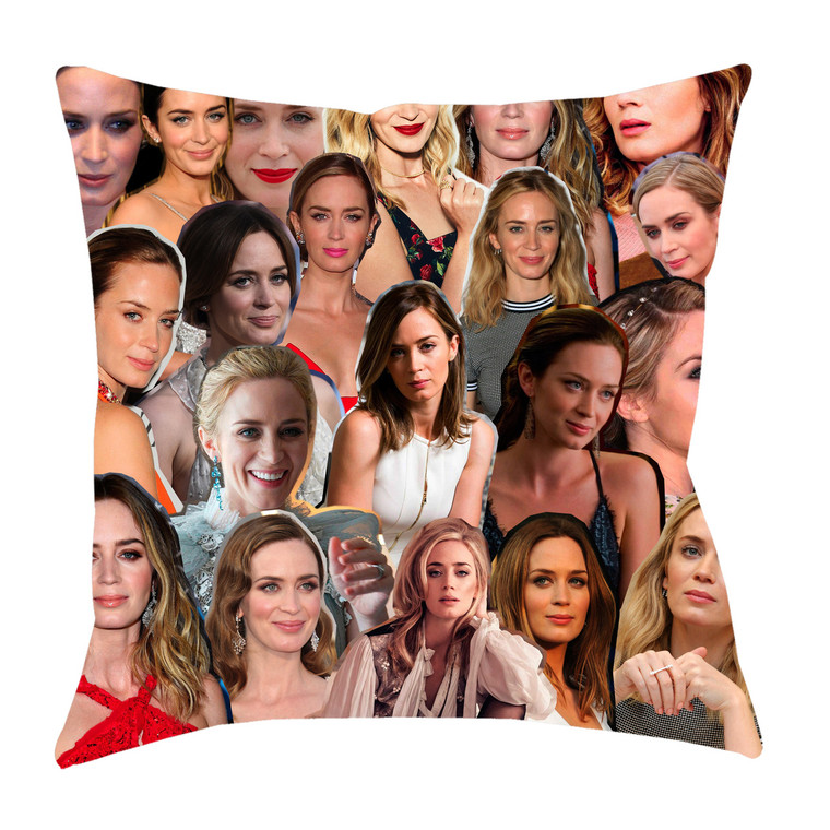 Emily Blunt Photo Collage Pillowcase