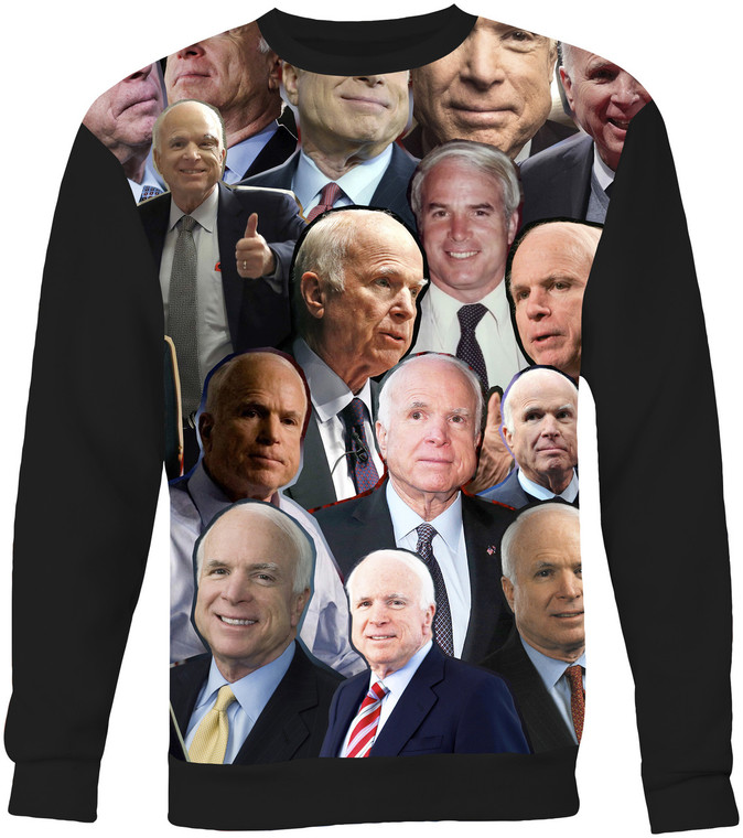 John McCain Collage Sweater Sweatshirt