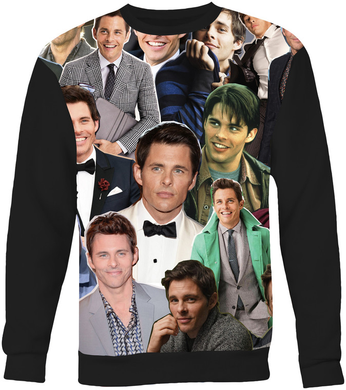 James Marsden Collage Sweater Sweatshirt