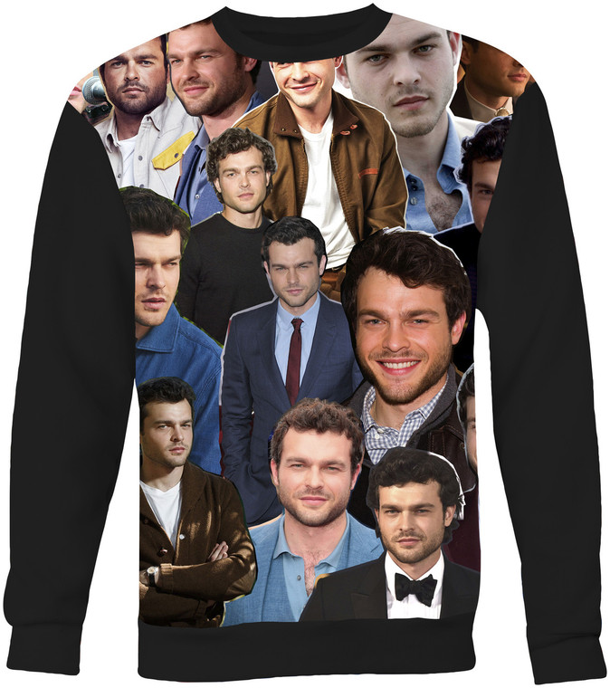 Alden Ehrenreich Collage Sweater Sweatshirt