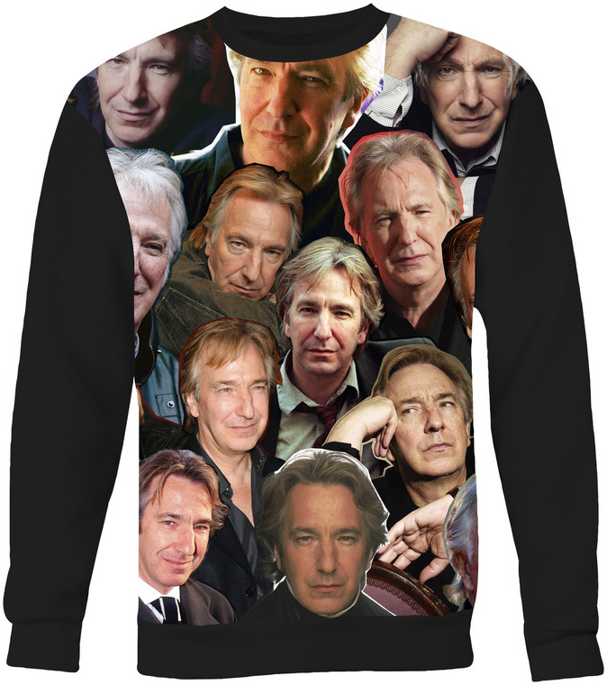 Alan Rickman Collage Sweater Sweatshirt