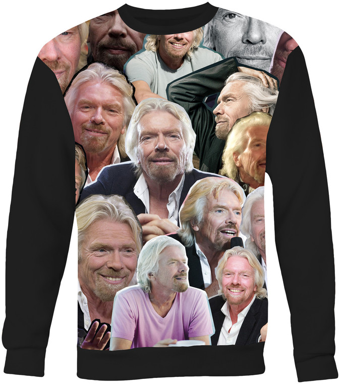 Richard Branson Collage Sweater Sweatshirt