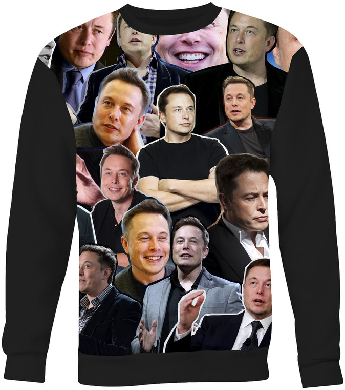 Elon Musk Collage Sweater Sweatshirt