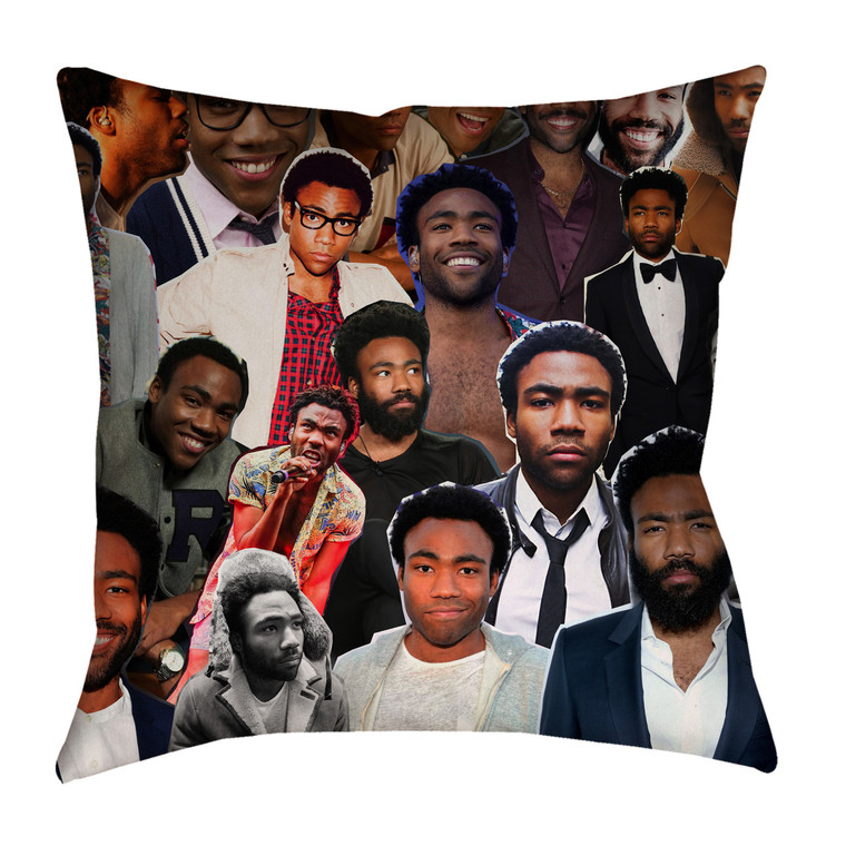 Donald Glover Childish Gambino Photo Collage Pillowcase