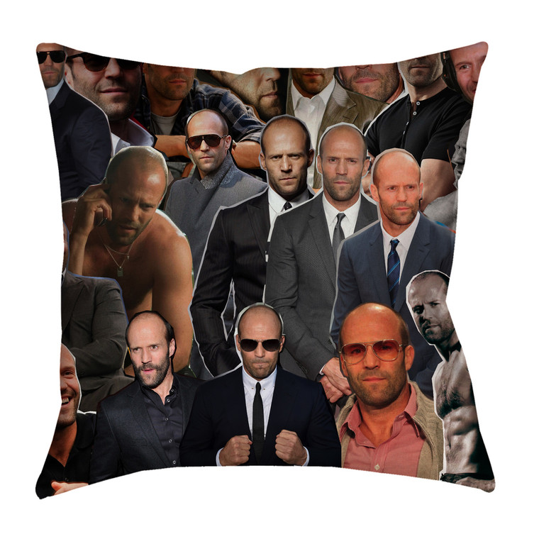 Jason Statham Photo Collage Pillowcase