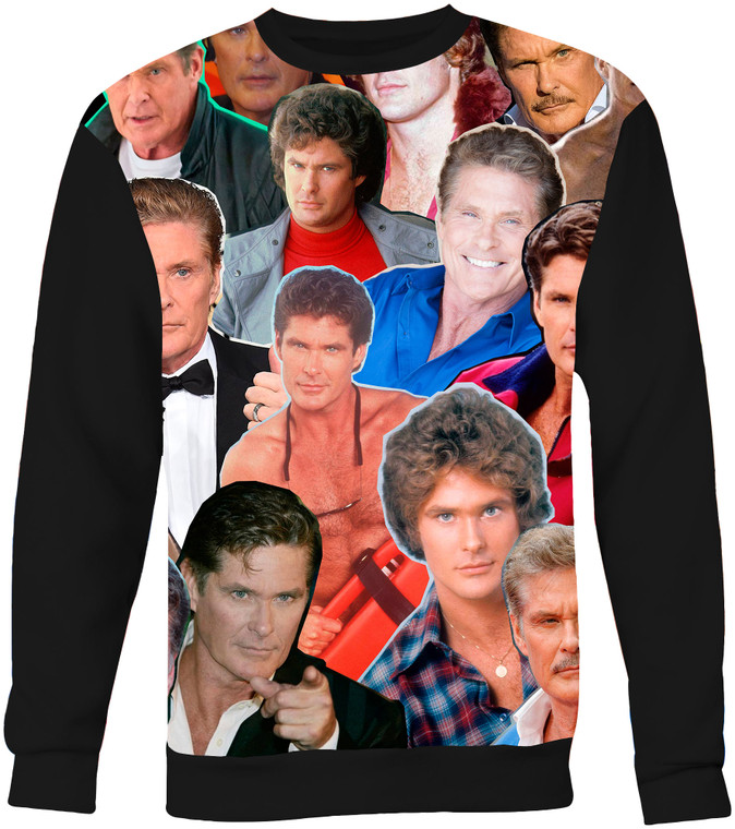 David Hasselhoff Collage sweatshirt