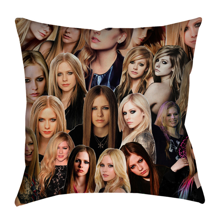 Avril Lavigne Photo Collage Pillowcase
