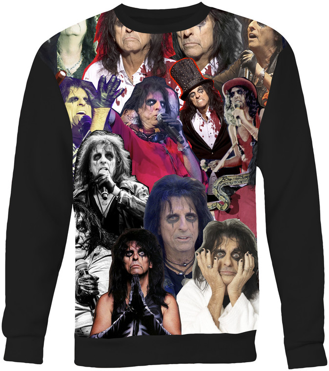 Alice Cooper Collage Sweater Sweatshirt