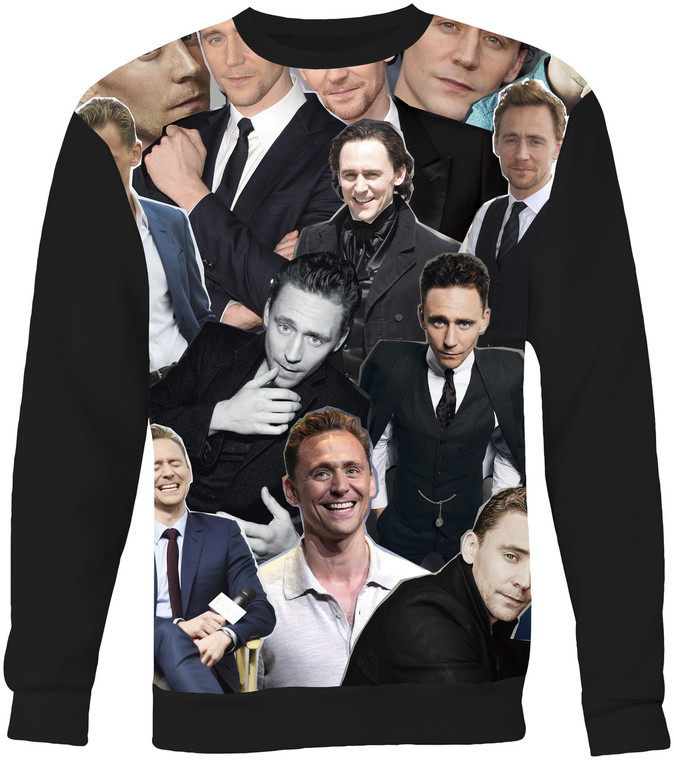 Tom Hiddleston Collage Sweater Sweatshirt