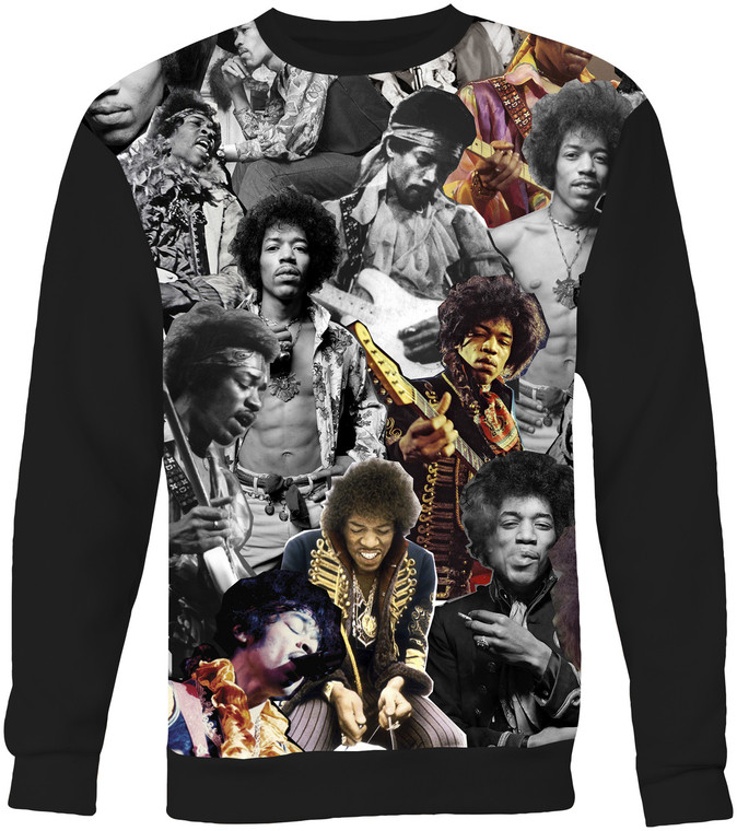 Jimi Hendrix Collage Sweater Sweatshirt