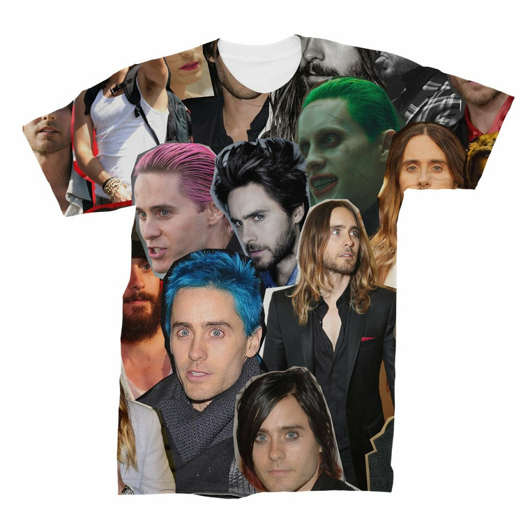 Jared Leto Photo Collage T-Shirt