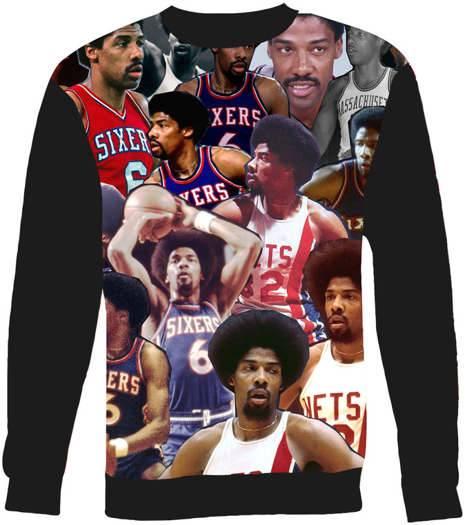 Julius Erving Collage Sweater Sweatshirt