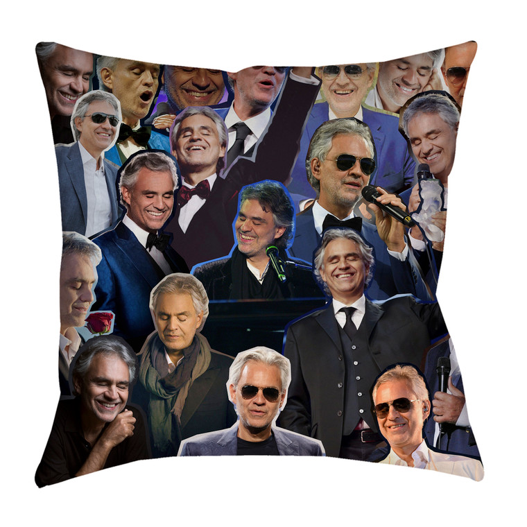 Andrea Bocelli pillowcase