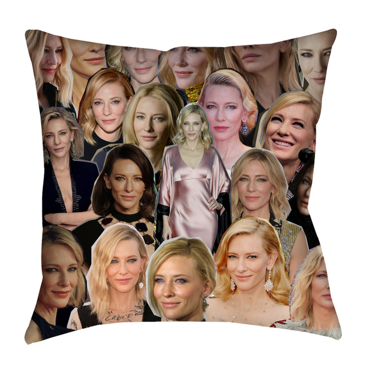 Cate Blanchett Photo Collage Pillowcase